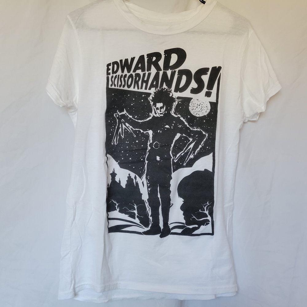 Ripple Junction White Edward Scissorhands Graphic Tee